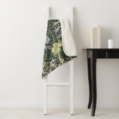 William Morris Seaweed Pattern Floral  Art Sherpa Deken (In situ)