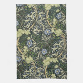 William Morris Seaweed Pattern Floral Art Theedoek (Verticaal)