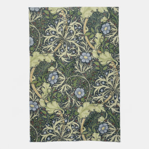 William Morris Seaweed Pattern Floral Art Theedoek