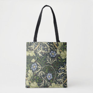 William Morris Seaweed Pattern Floral  Art Tote Bag