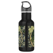 William Morris Seaweed Pattern Floral  Art Waterfles (Achterkant)