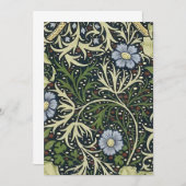 William Morris Seaweed Pattern Kaart (Voorkant / Achterkant)