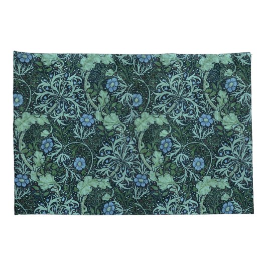 William Morris Seaweed Pattern Kussensloop (Achterkant-Rechts)