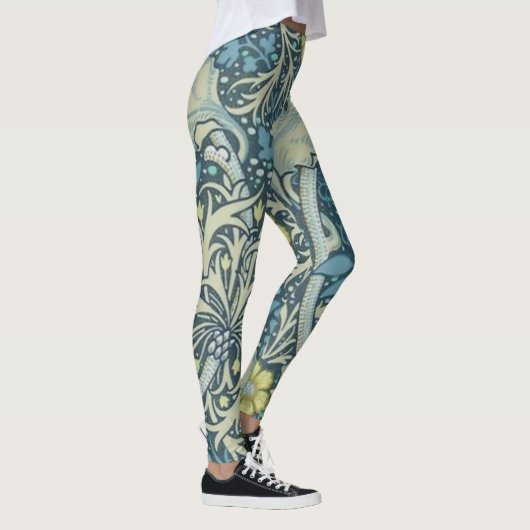 William Morris Seaweed Pattern Leggings (Rechts)