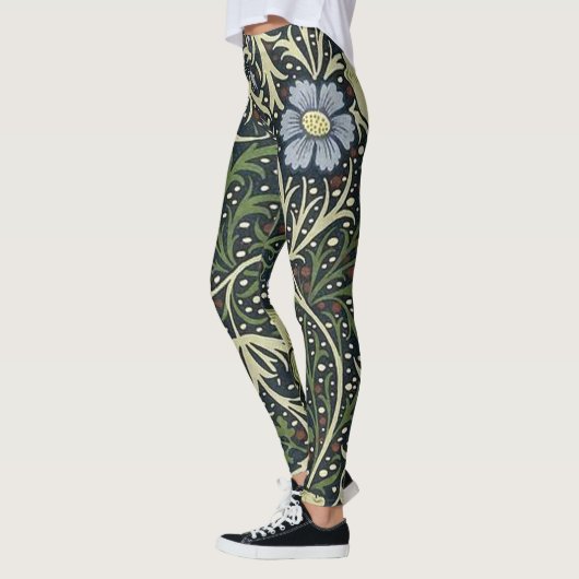 William Morris Seaweed Pattern Leggings (Links)