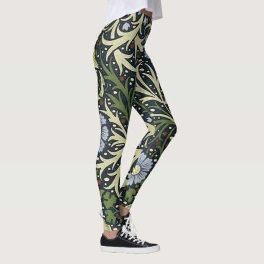 William Morris Seaweed Pattern Leggings (Rechts)