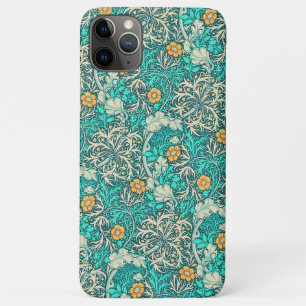  William Morris Seaweed Pattern Turquoise iPhone 11 Pro Max Hoesje