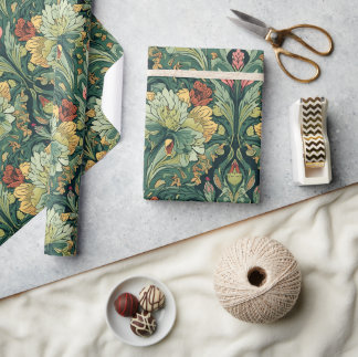 William Morris Seaweed Vintage Floral art nouveau Cadeaupapier