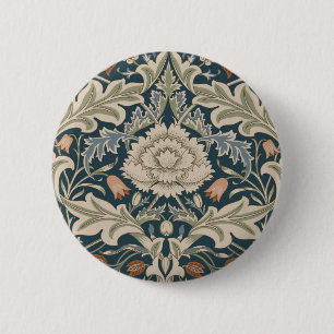 William Morris Severn Bloementuin Bloem Klassieker Ronde Button 5,7 Cm