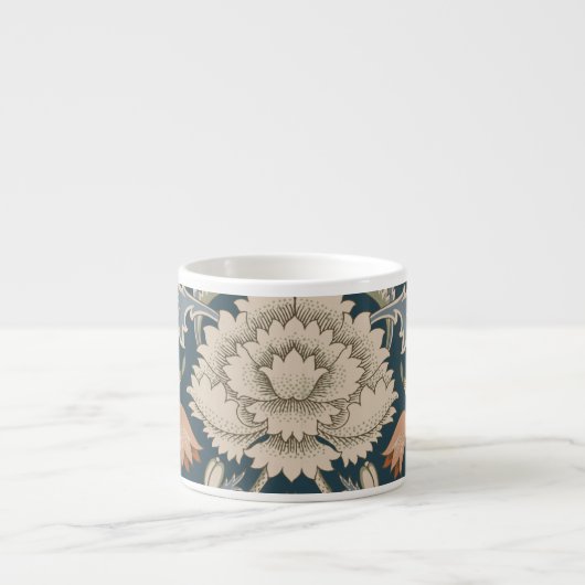 William Morris Severn Bloementuin Bloemen Classic Espresso Kop (Voorkant)