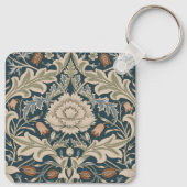 William Morris Severn Bloementuin Bloemen Classic Sleutelhanger (Achterkant)