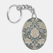 William Morris Severn Bloementuin Bloemen Classic Sleutelhanger (Voorkant Links)