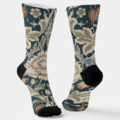 William Morris Severn Bloementuin Bloemen Classic Sokken (Gebogen)