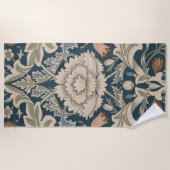 William Morris Severn Bloementuin Bloemen Classic Strandlaken (Voorkant)