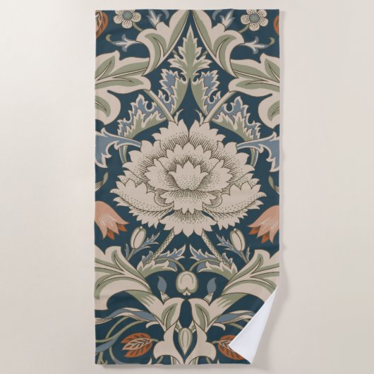 William Morris Severn Bloementuin Bloemen Classic Strandlaken (Voorkant)