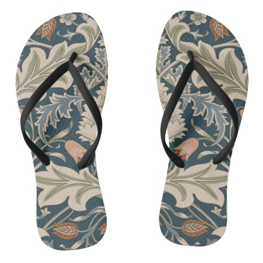 William Morris Severn Bloementuin Bloemen Classic Teenslippers (Voetbed)