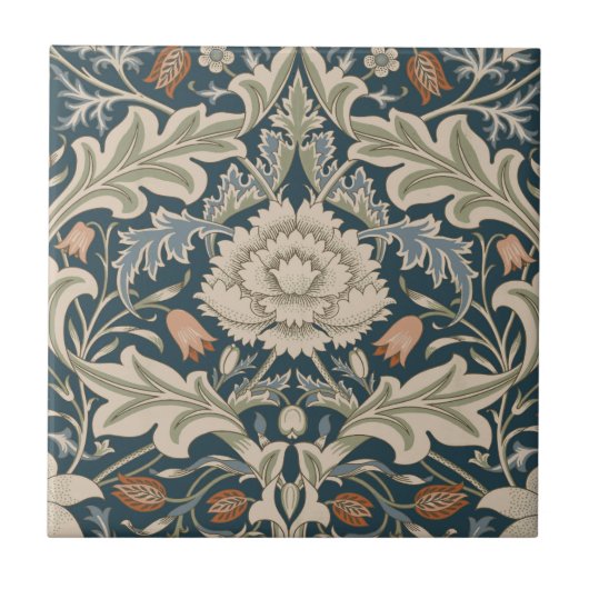 William Morris Severn Bloementuin Bloemen Classic Tegeltje (Voorkant)