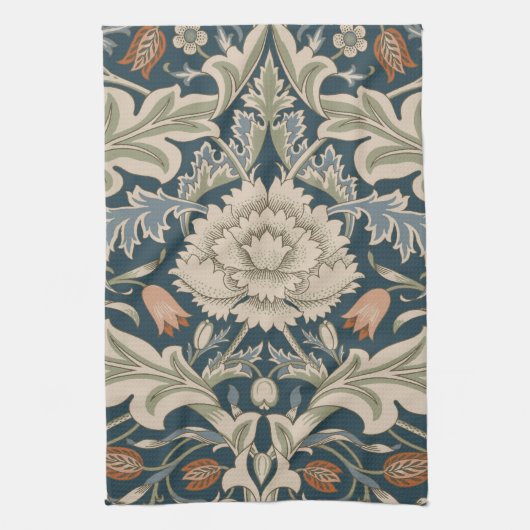William Morris Severn Bloementuin Bloemen Classic Theedoek (Verticaal)