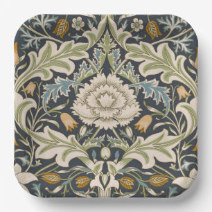 William Morris Severn Bloemmotief Klassieker Papieren Bordje
