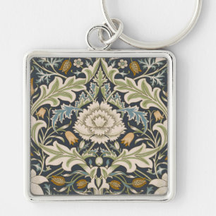 William Morris Severn Bloemmotief Klassieker Sleutelhanger