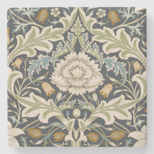 William Morris Severn Bloemmotief Klassieker Stenen Onderzetter