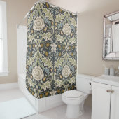 William Morris Severn Floral Pattern Classic Douchegordijn (In situ)