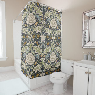 William Morris Severn Floral Pattern Classic Douchegordijn