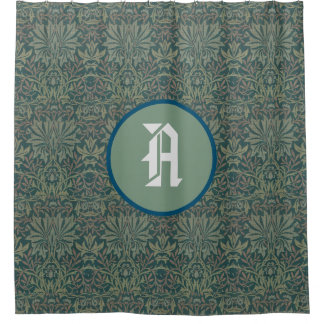 William Morris SHOWER CURTAIN CUSTOM INITIAAL Douchegordijn