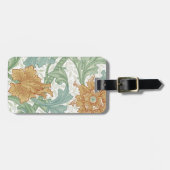 William Morris Single Stem Floral Pattern Bagagelabel (Voorkant horizontaal)