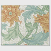 William Morris Single Stem Floral Pattern Cadeaupapier (Vlak)
