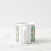 William Morris Single Stem Floral Pattern Espresso Kop (Achterkant)