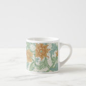 William Morris Single Stem Floral Pattern Espresso Kop (Rechts)