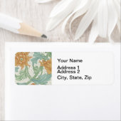 William Morris Single Stem Floral Pattern Etiket (Insitu)