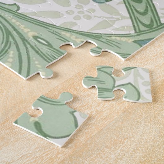 William Morris Single Stem Floral Pattern Legpuzzel (Zijkant)