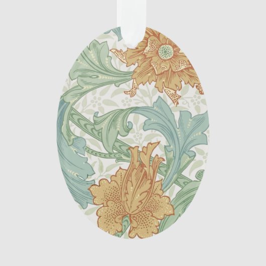 William Morris Single Stem Floral Pattern Ornament (voorkant)