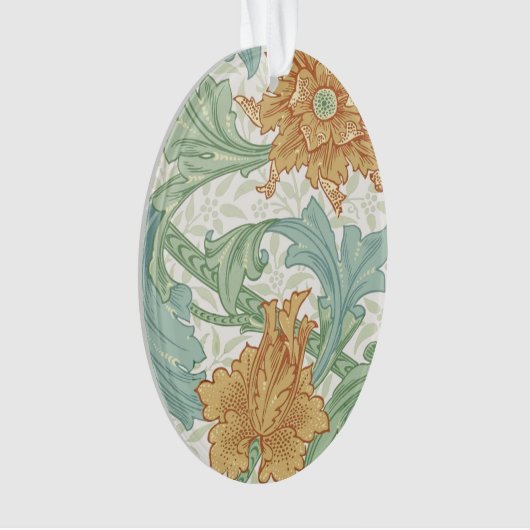 William Morris Single Stem Floral Pattern Ornament (voorkant)
