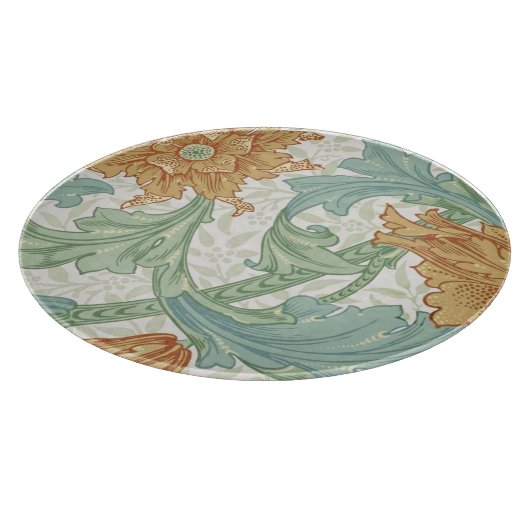 William Morris Single Stem Floral Pattern Snijplank (Hoek)