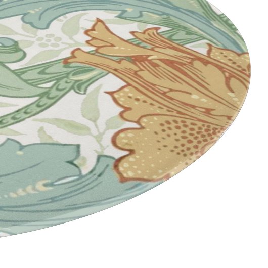 William Morris Single Stem Floral Pattern Snijplank (Hoek)