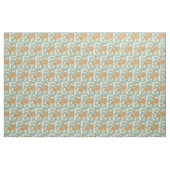 William Morris Single Stem Floral Pattern Stof (Yard (91,4 cm))