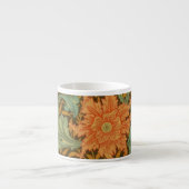 William Morris Single Stem Pattern Art Nouveau Espresso Kop (Voorkant)