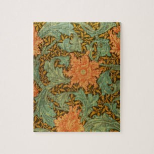 William Morris Single Stem Pattern Art Nouveau Legpuzzel