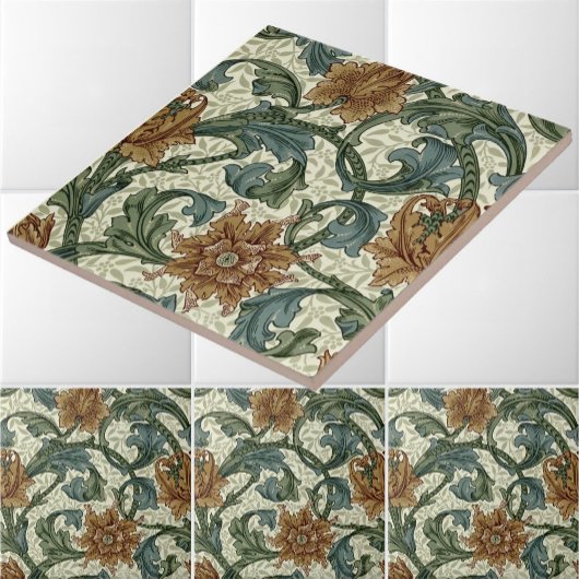 William Morris  Single Stem Pattern Tegeltje