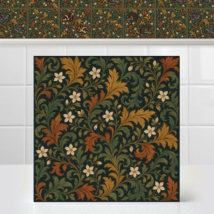 William Morris Slaapkatten Loof Kunst Matching Tegeltje