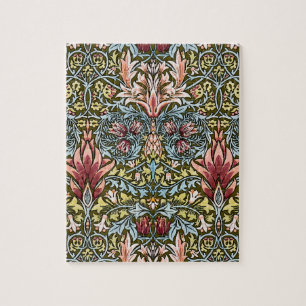 William Morris Slangenhoofd Bloempatroon Legpuzzel