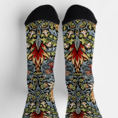 William Morris Slangenhoofd Bloempatroon Sokken (Top)