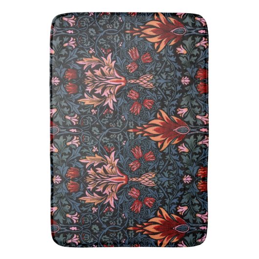 William Morris Snakeshead Dark Pattern Badmat (Voorkant Verticaal)