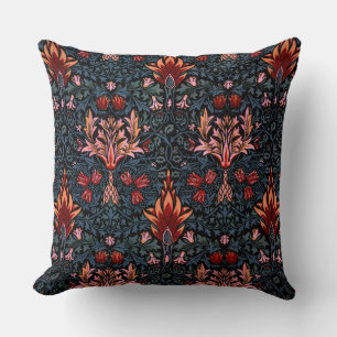 William Morris Snakeshead Dark Pattern Kussen