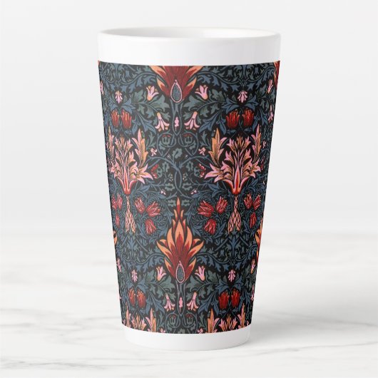 William Morris Snakeshead Dark Pattern Latte Mok (Voorkant)