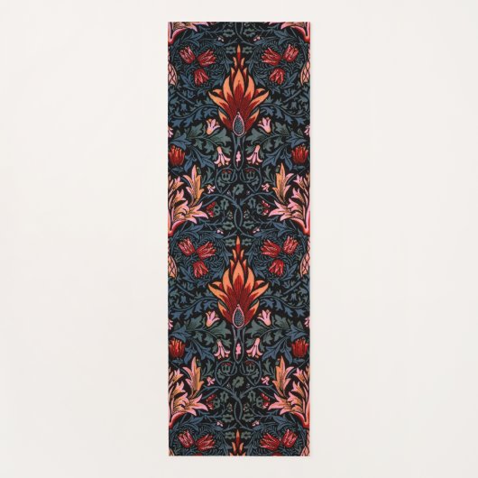 William Morris Snakeshead Dark Pattern Yogamat (Voorkant)