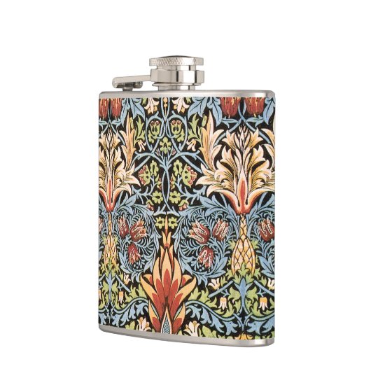 William Morris Snakeshead Design Heupfles (Links)